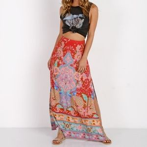 🥰 Spell Lotus Maxi Skirt XXS ❤